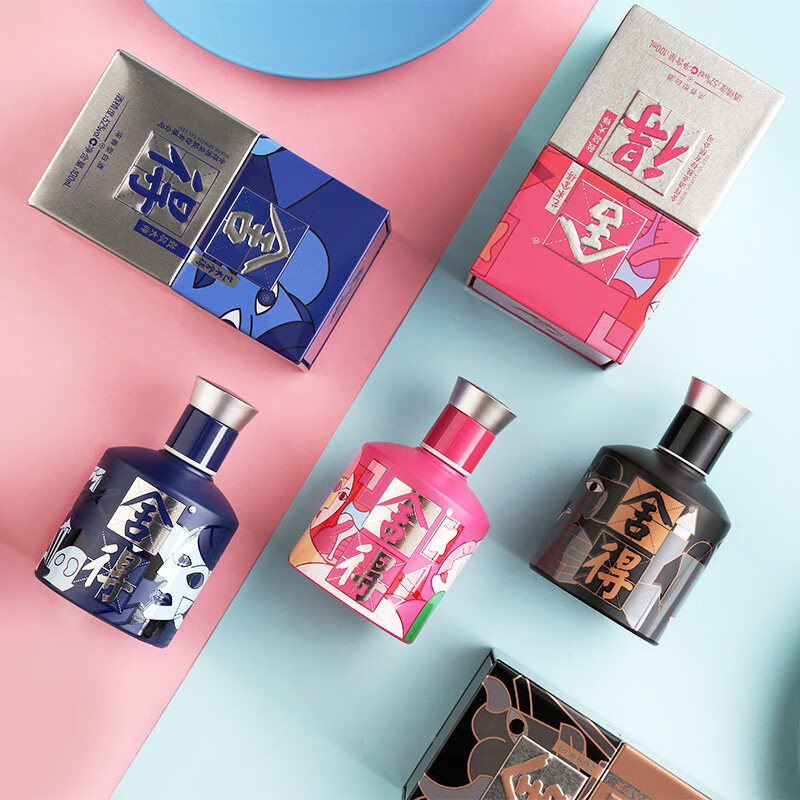 舍得藝術(shù)舍得畢加索52度濃香型白酒100ml