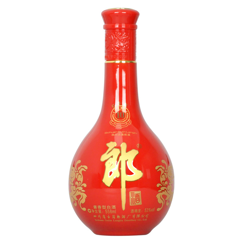 郎酒紅花郎10 53度醬香型白酒 558ml