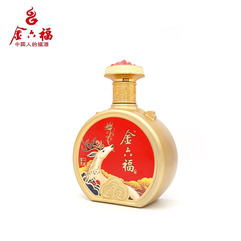 金六福一鹿富贵红50.8度浓香型500ml
