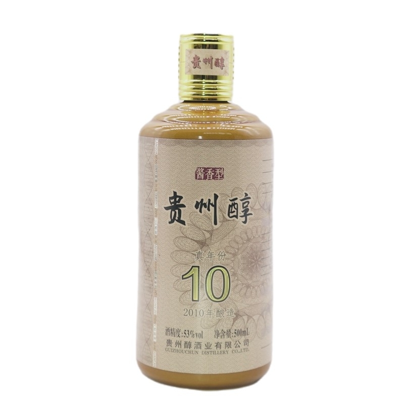 貴州醇 貴州醇10 53度白酒 500ml 單瓶裝