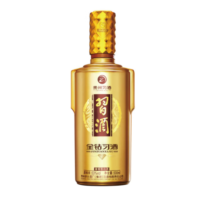 習(xí)酒 53度醬香型白酒 金鉆習(xí)酒500ml 單瓶裝