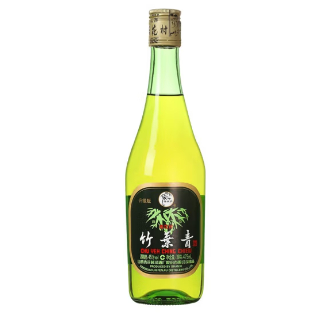 竹叶青 汾酒 45度 露酒 山西杏花村 玻竹 475ml*6整箱