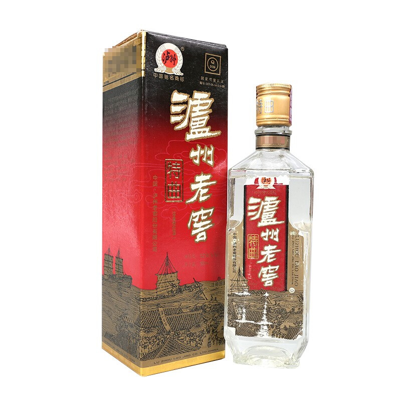 四川瀘州老窖特曲1996年口感濃香型52度白酒500ml單瓶裝