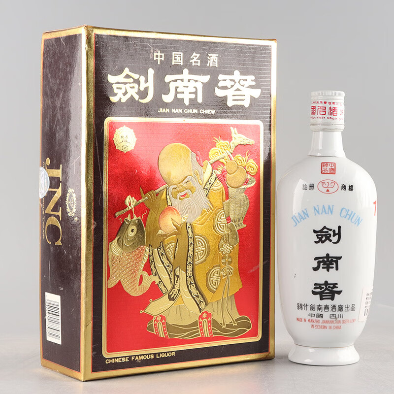 1991年剑南春寿星白盖52度白酒500ml单瓶价格图表-[口感评测]真假鉴别