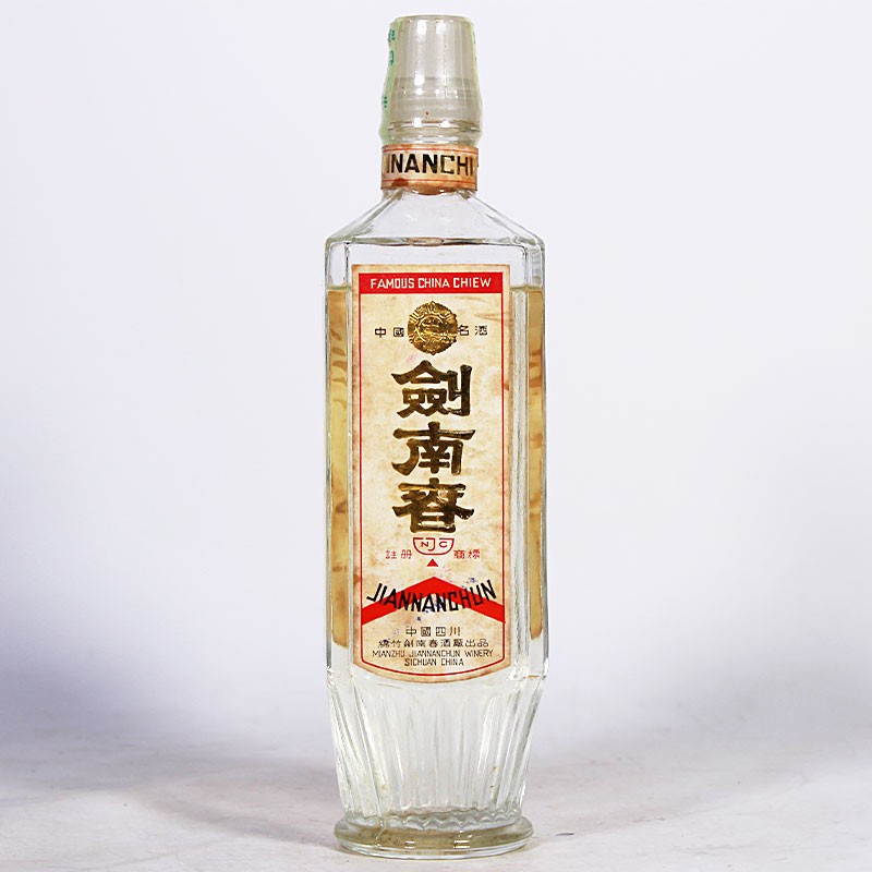 1987年剑南春 方瓶高盖60度 白酒500ml单瓶图片
