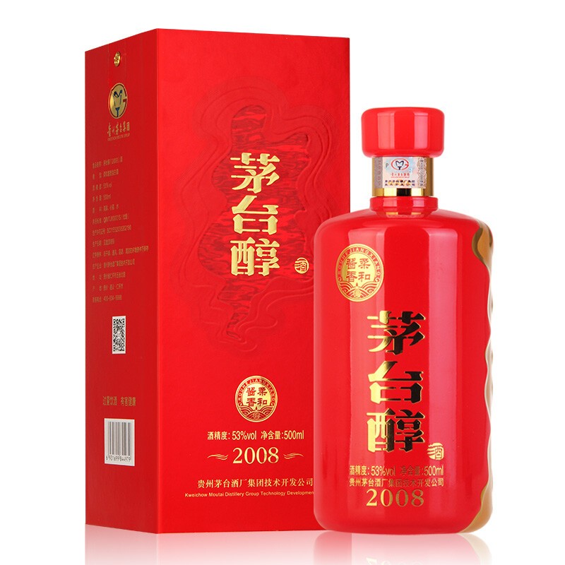 2022年茅台醇1998 53度白酒500ml*2礼盒装价格图表-[口感评测]真假鉴别