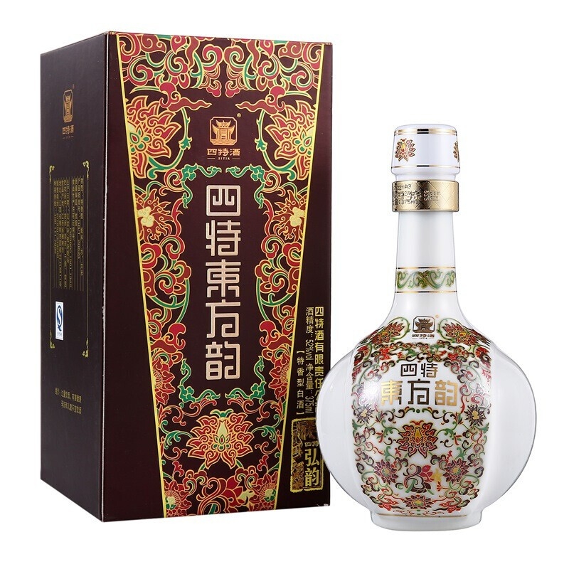 2022年四特酒东方韵弘韵(老) 52度白酒500ml 单瓶装价格图表-[口感评测