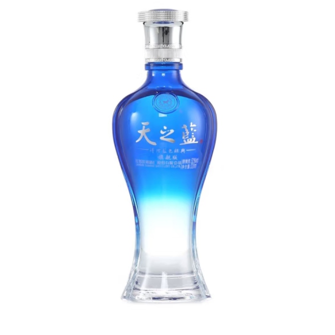 洋河天之藍52度濃香型白酒 520mL 單瓶裝