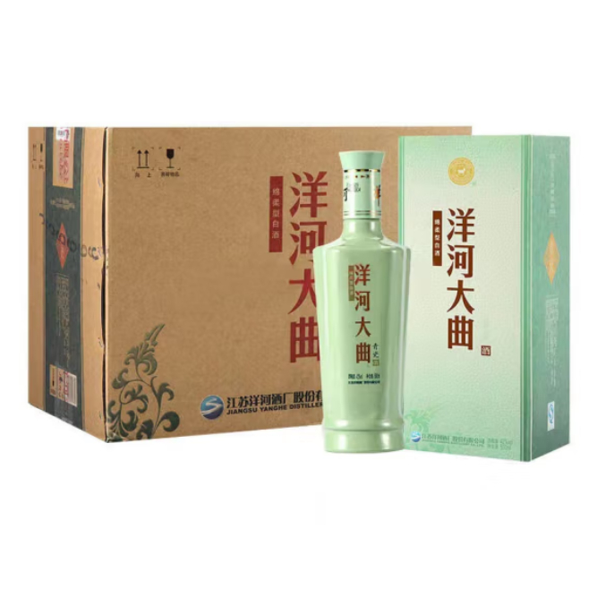 洋·河大曲青瓷52度 濃香型白酒 500ml 單瓶