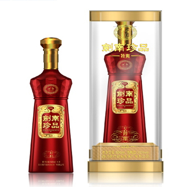 [A]四川劍南春酒廠劍南珍品珍釀口感濃香型52度白酒500ml單瓶裝