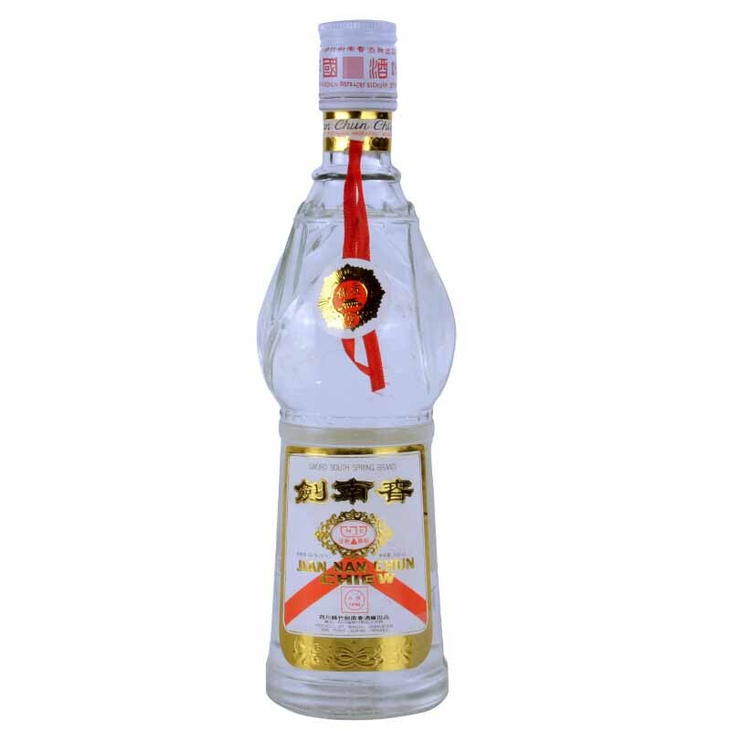 四川劍南春酒廠1994年白蓋劍南春口感濃香型52度白酒500ml單瓶裝