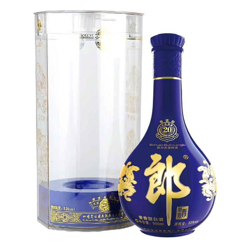 四川郎酒集團(tuán)青花郎酒2017年天寶洞藏20年口感醬香型53度白酒500ml單瓶裝