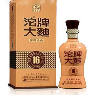 四川沱牌舍得集團沱牌大曲窖藏經(jīng)典16年口感濃香型52度白酒500ml單瓶裝