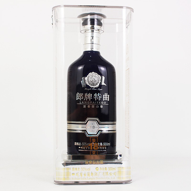四川郎酒集團2018年郎牌特曲鑒賞18口感濃香型50度白酒500ml單瓶裝