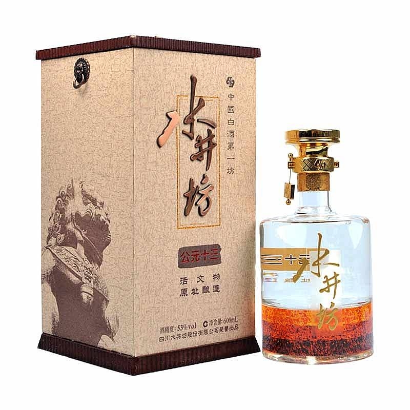 水井坊公元十三口感濃香型53度白酒600ml單瓶裝
