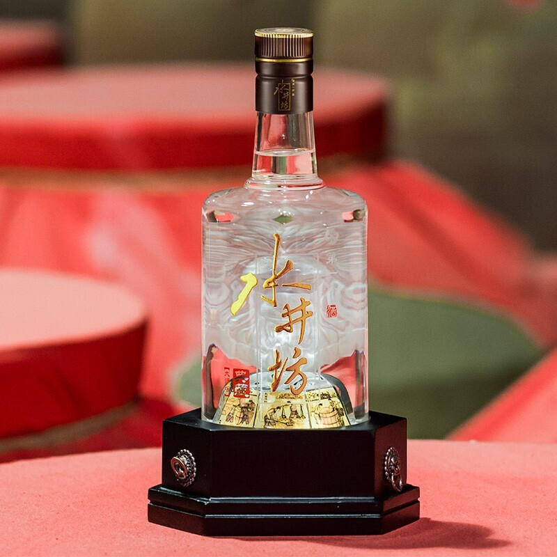 水井坊井臺(tái)瓶國(guó)家寶藏典藏大師口感濃香型52度白酒500ml單瓶裝
