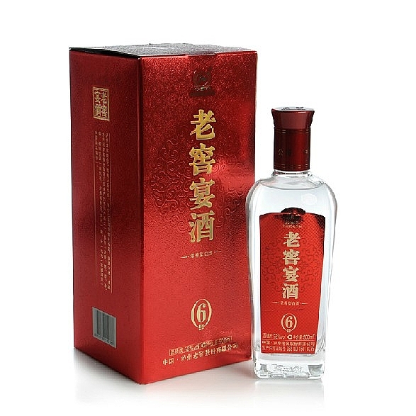 四川瀘州老窖6年老窖宴酒口感濃香型52度白酒500ml單瓶裝