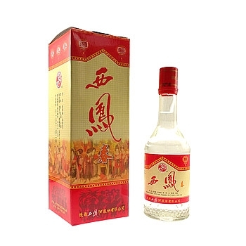 陜西西鳳酒西鳳春口感濃香型38度白酒460ml單瓶裝