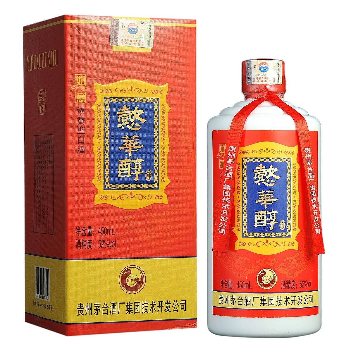 貴州茅臺(tái)集團(tuán)懿華醇口感呢香型52度白酒450ml單瓶裝