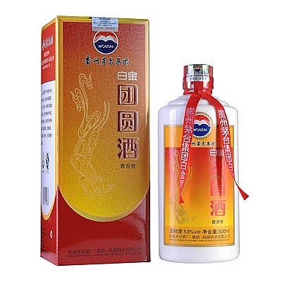 貴州茅臺集團白金團圓酒口感醬香型53度白酒500ml單瓶裝
