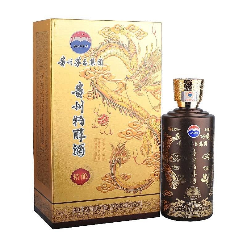 貴州茅臺(tái)集團(tuán)貴州特醇精釀口感濃香型52度白酒500ml單瓶裝