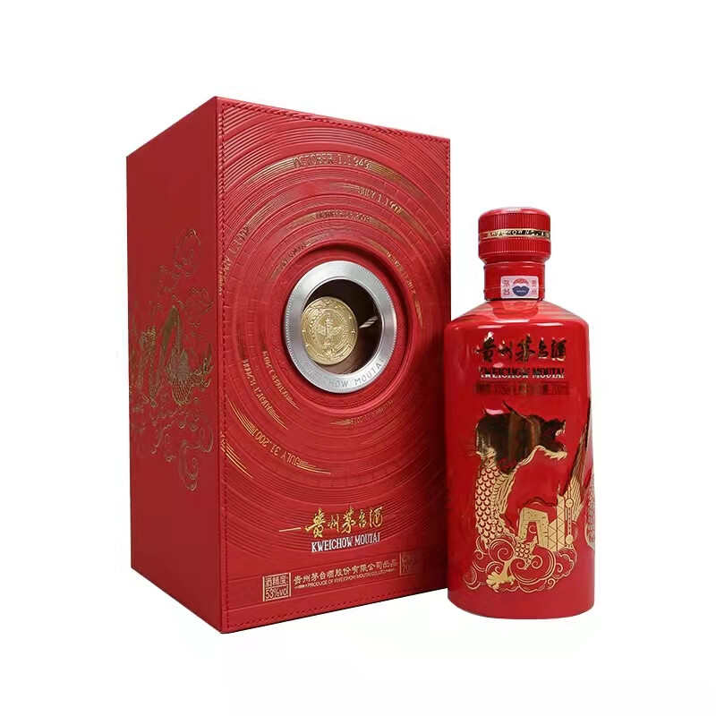 貴州茅臺(tái)集團(tuán)1949-2019建國70周年小慶典口感醬香型53度白酒700ml單瓶裝