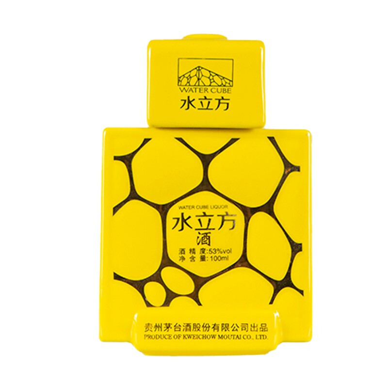 貴州茅臺集團2012年水立方小酒版口感醬香型53度白酒100ml單瓶裝