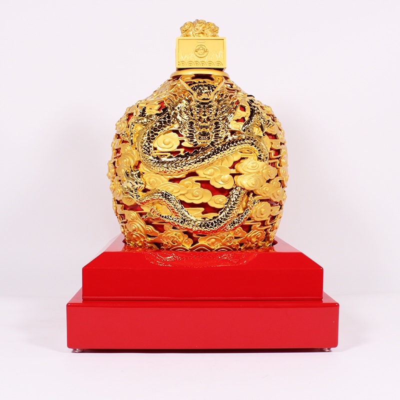 五糧液原漿三百年古窖池收藏酒黃金壇口感濃香型70度白酒5000ml壇裝