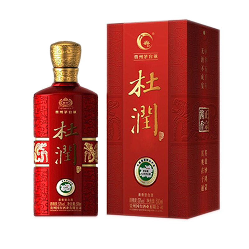 貴州國(guó)臺(tái)酒2016年杜潤(rùn)定制醬酒53度醬香型500ml單瓶裝