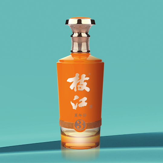 湖北枝江酒業(yè)真年份3年42度柔雅香型500ml單瓶裝