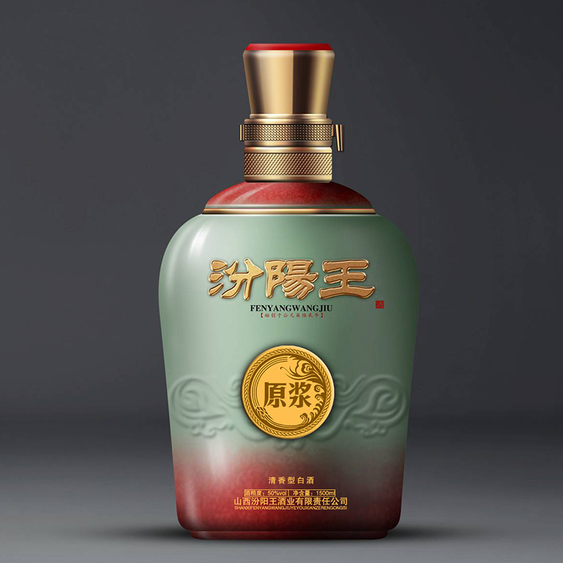 山西汾陽(yáng)王原漿50度清香型1500ml單瓶裝
