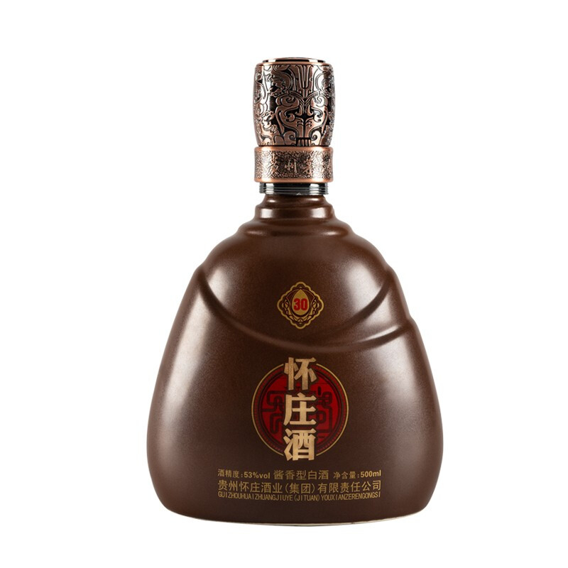 茅臺鎮(zhèn)懷莊封壇老窖30年53度醬香型500ml單瓶裝