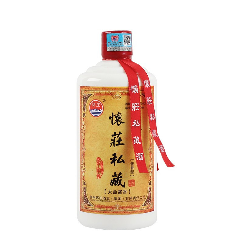 茅臺鎮(zhèn)懷莊私藏大曲醬香53度醬香型500ml單瓶裝