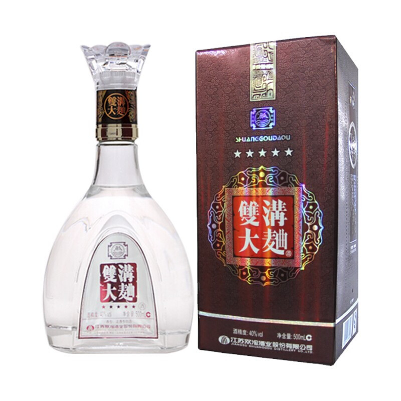 江蘇省雙溝酒大曲五星40度濃香型500ml單瓶裝