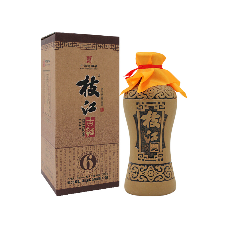 湖北枝江酒業(yè)42度古酒6其他香型500ml單瓶裝