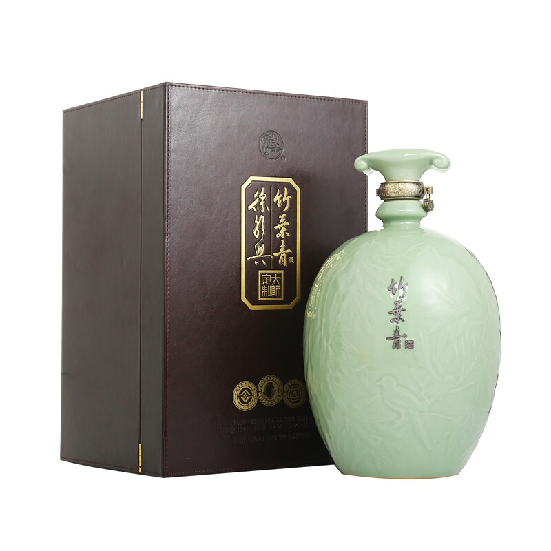山西杏花村竹葉青露酒徐朝興大師45度清香型4500ml一壇裝