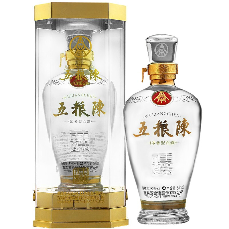 五糧液2011年五糧陳52度濃香型白酒500ml單瓶裝
