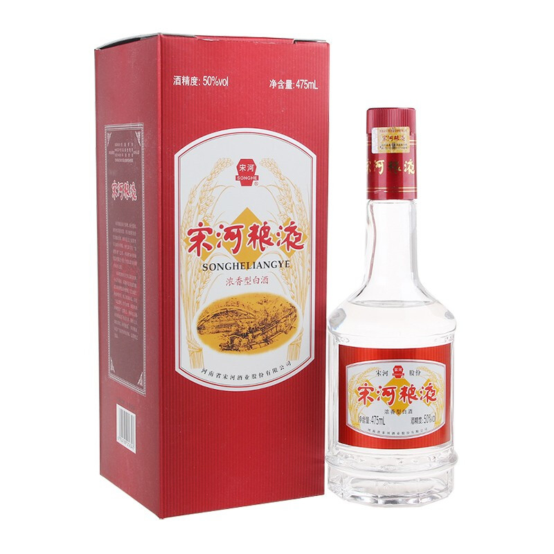 宋河糧液2014年50度濃香型475ml單瓶