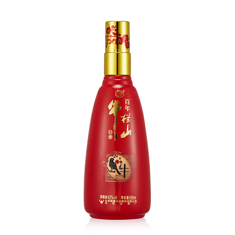 牛欄山酒業(yè)金喜牛42度濃香型白酒500ml