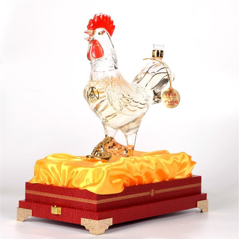 五糧液雞年招財(cái)進(jìn)寶生肖酒口感濃香型52度白酒750ml禮盒裝