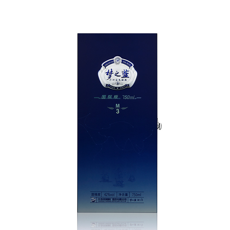 洋河夢(mèng)之藍(lán)M3國(guó)際版42度濃香型白酒750ml