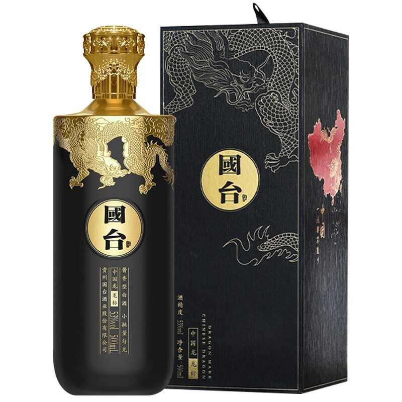 貴州國臺酒中國龍（龍標）53度醬香型500ml單瓶