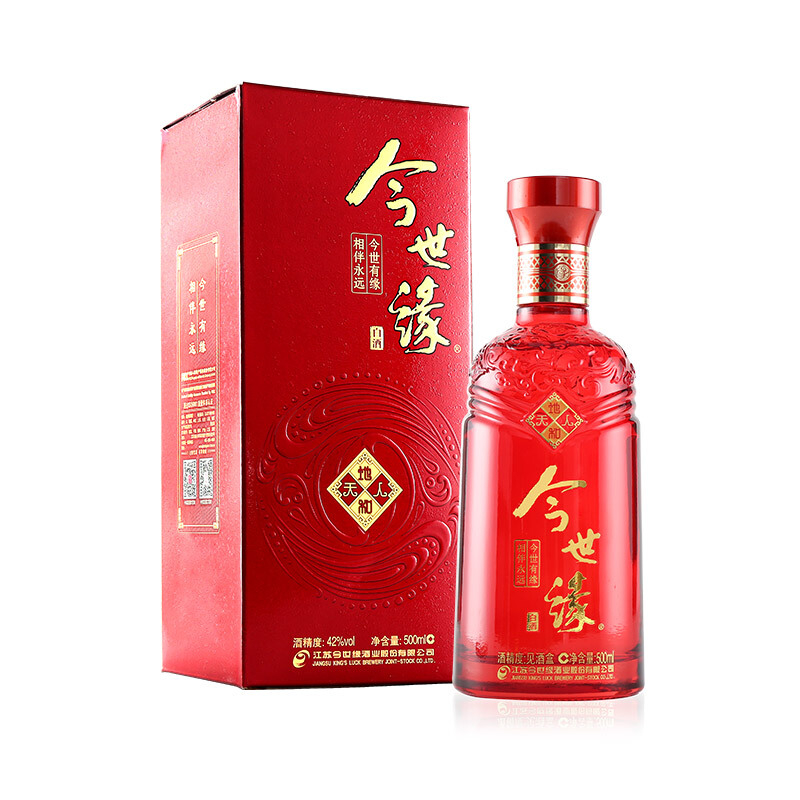 今世緣酒業(yè)天地人和42度其它香型500ml單瓶裝