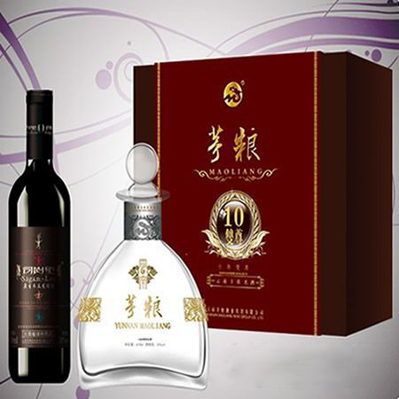 云南茅糧10年雙尊酒500ml單瓶