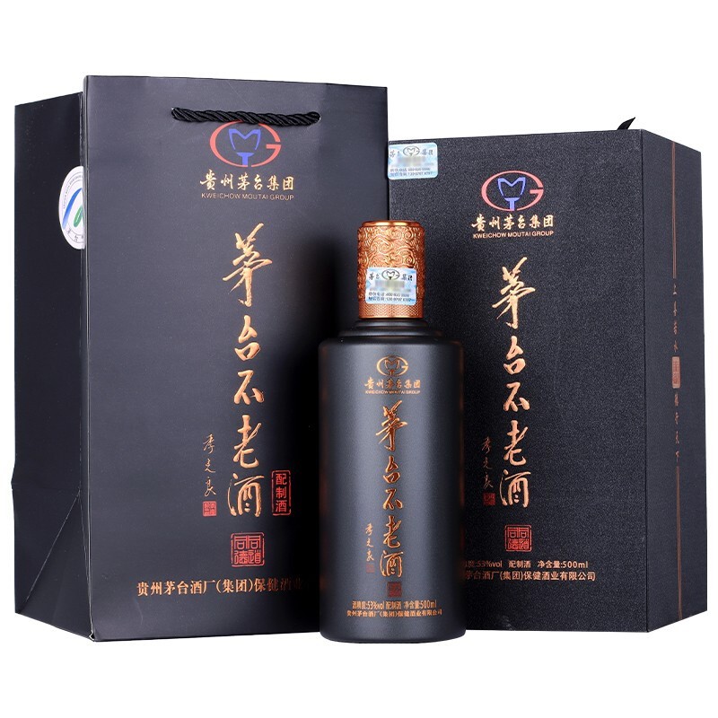 茅臺不老酒 同道同德 53度白酒 500ml*6