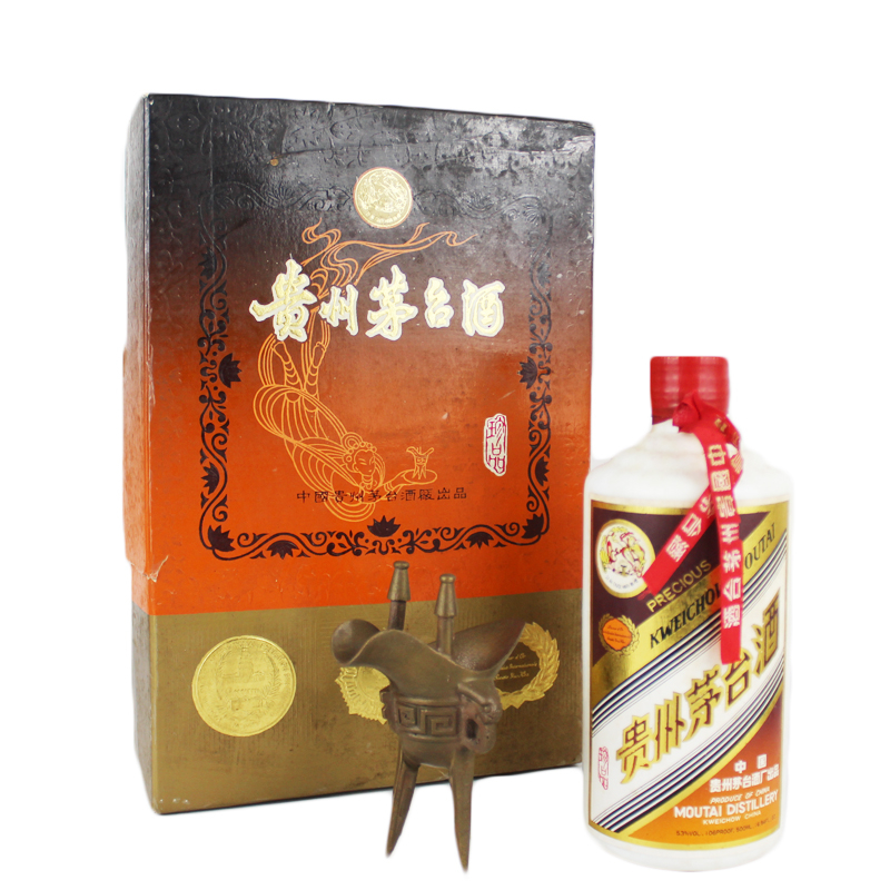 貴州茅臺(tái)集團(tuán)1992年珍品茅臺(tái)酒口感醬香型53度白酒500ml單瓶裝