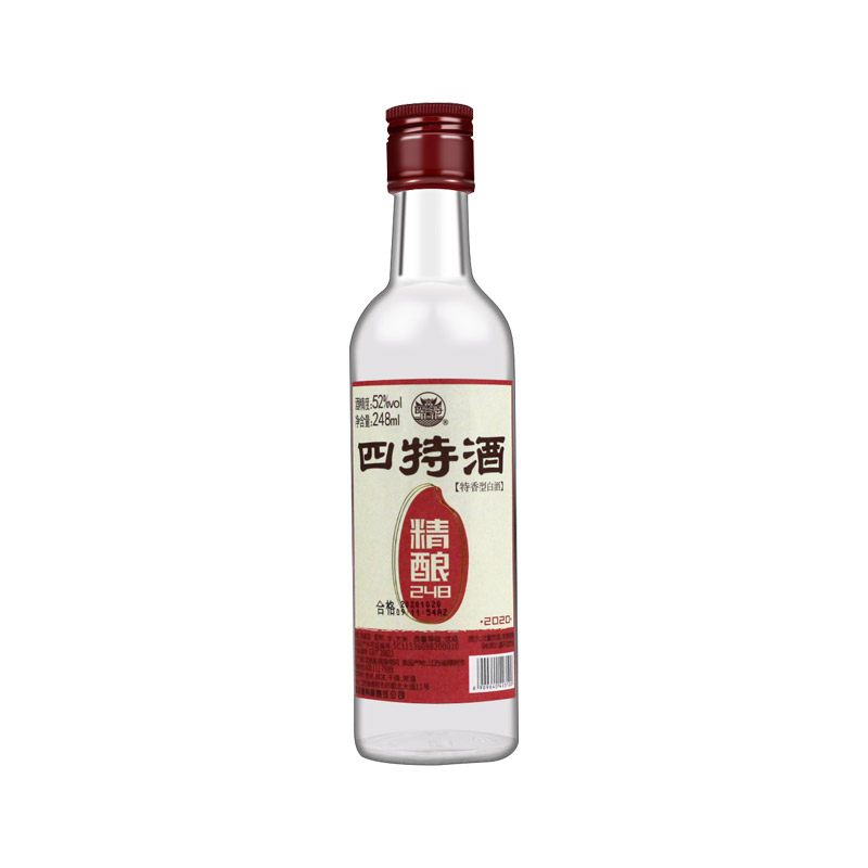 四特精釀248 52度特香型白酒248ml