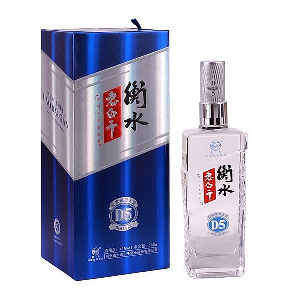 河北省衡水老白干D5口感干香型41度白酒500ml單瓶裝