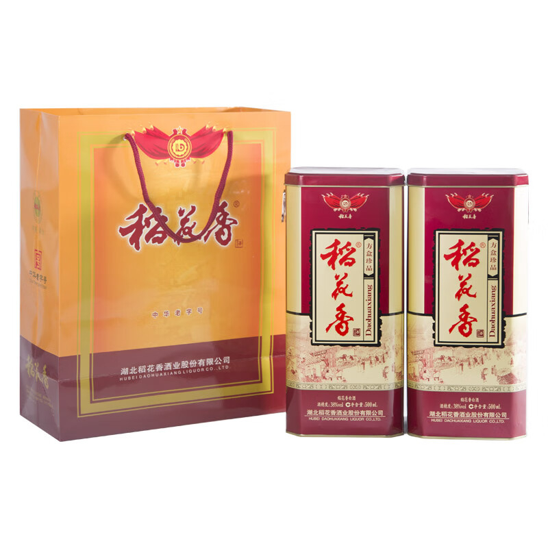 稻花香方盒珍品38度濃香型500ml