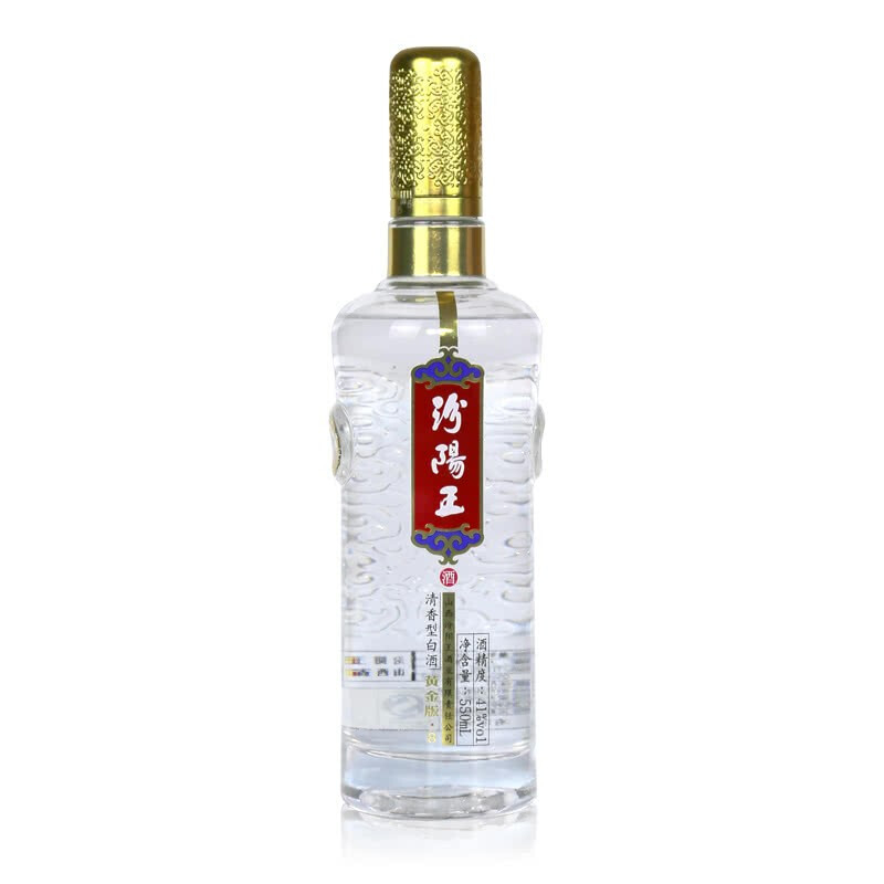 山西汾陽王黃金版41度清香型550ml單瓶裝